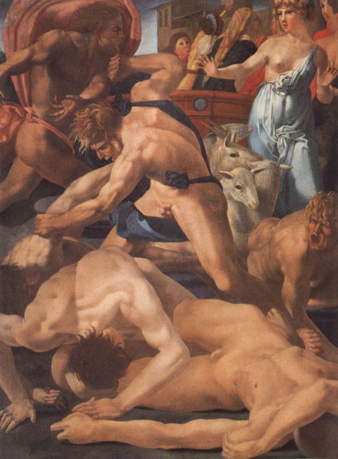 Rosso Fiorentino Moses Defending the Daughters of Jethro